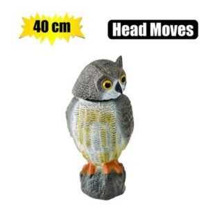 Orn animal plastic owl wind-action 40cm