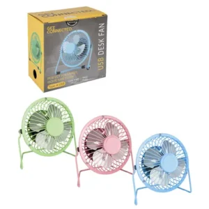 Mini Usb Desk Fan 13.5cm Diameter