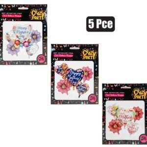 BALLOONS HELIUM MDAY BOUQUET 5 Piece F-04