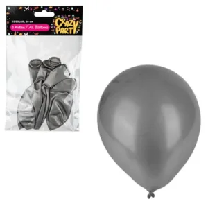 Silver Balloons, 6-pack