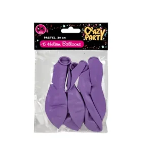 Pastel Purple Balloons, 6-pack