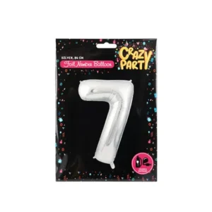 Silver Helium Foil Balloon , 7
