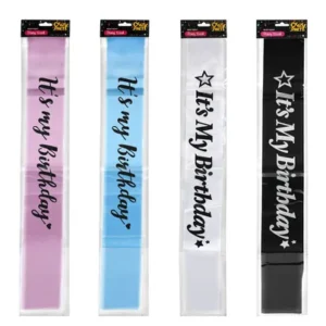 Happy Birthday Party Sash