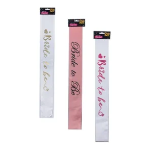 Bride To Be Party Sash