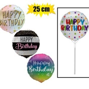 Happy Birthday Air Filled Foil Balloon