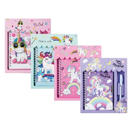 Novelty Notebook with Lock & Pen/priced per Book