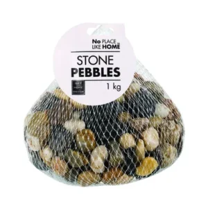 Pebbles riverstones 1kg mixed-col