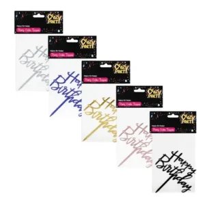 Cake Topper, Happy Birthday, 1-piece