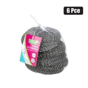 SCOURER BALLS STEEL 6 Piece 13g