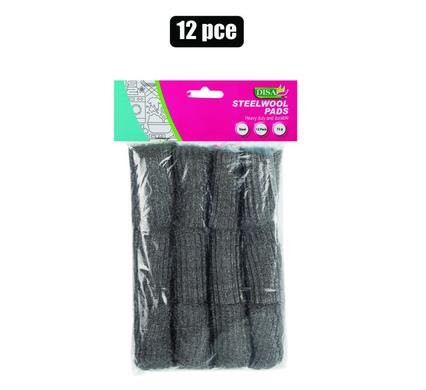 Steelwool pads 12 Piece 72g