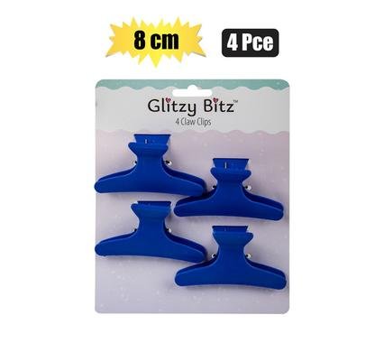 Butterfly Clips, 8cm, 4-piece