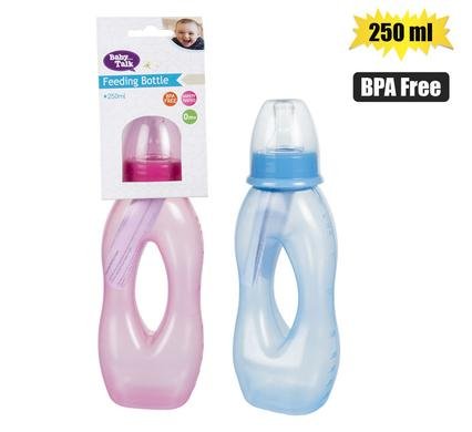 Baby feeding bottle plastic 250ml bagel