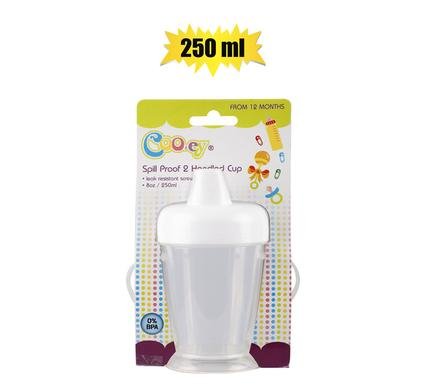 Cooey feeding cup plastic non-spill 250ml