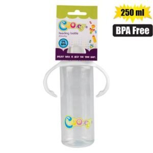 Cooey feeding bottle 250ml round handls