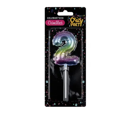 Birthday Candle, Balloon Number, 2