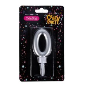 Birthday Candle, Large Foil, 0