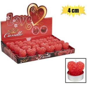 Heart Candle In Holder