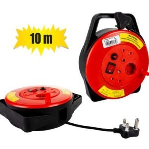Extension-cord 10m plastic/reel