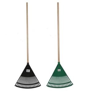 Rake combo plastic complete w/handle green