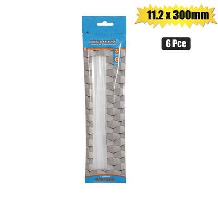 Glue-sticks h/melt 11.2x300mm 6 Piece zenith