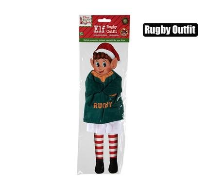 XMAS ELF OUTFIT RUGBY PLAYER