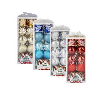 Xmas tree decor balls,gift 16 Piece assorted