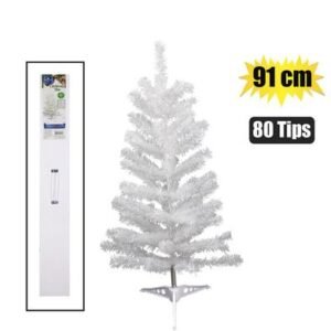 Xmas tree 91cm white (80 tips) premium