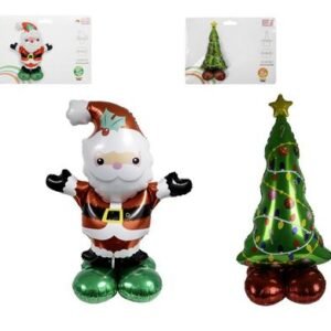 Xmas balloon giant santa air filled 1.1m