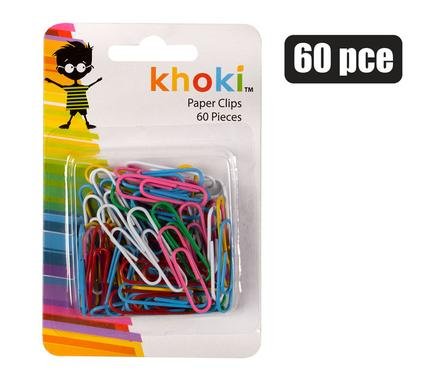STATIONERY PAPER CLIPS 2.8cm 60 Piece