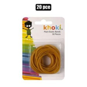 STATIONERY ELASTIC BANDS PLAIN 20 Piece