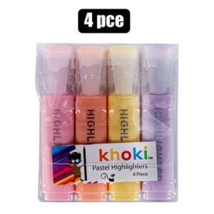 Pastel Highlighters, 4-piece