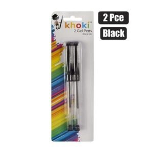 Black Gel Pen, 2-pack
