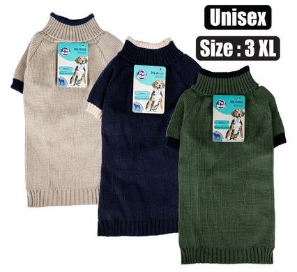 Pet Winter Shirt, Unisex, 3 Xl