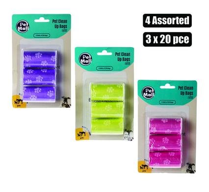 Pet Clean-up Bags Refill 3 X 20
