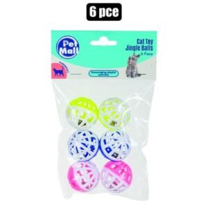 Cat Toy Jingle Balls 6 Pack