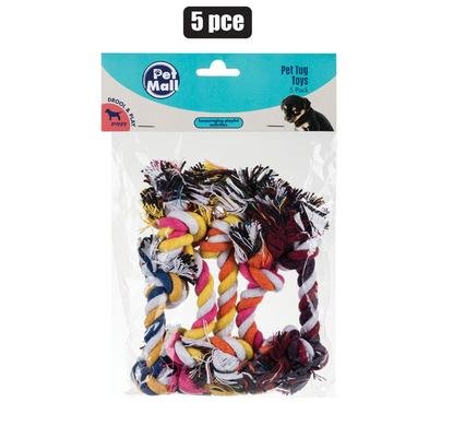 Puppy Toy Rope 5 Pack