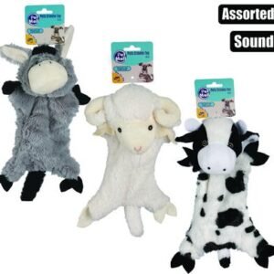Dog Toy Farm Animal with Crinkle Sound