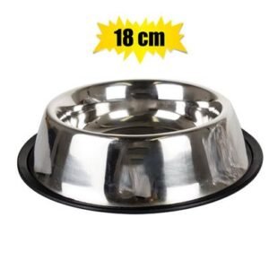 Pet Stainless Steel Bowl 18cm Plain