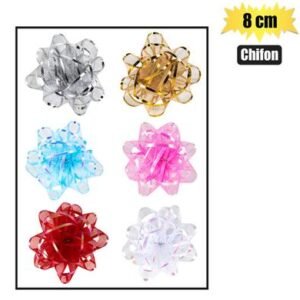 Chifon Finish Bow 8cm
