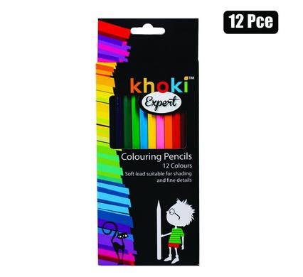 Expert Colour Pencil Crayons, 12-piece