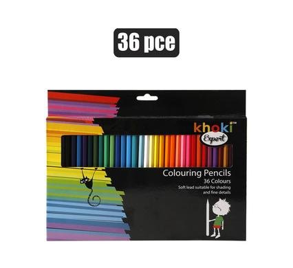 Expert Colour Pencil Crayon, 36-piece