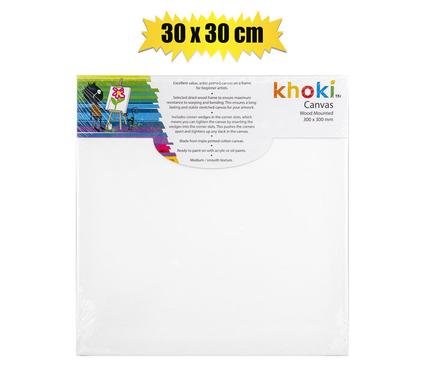 Wood Mounted Canvas, 30 X 30cm