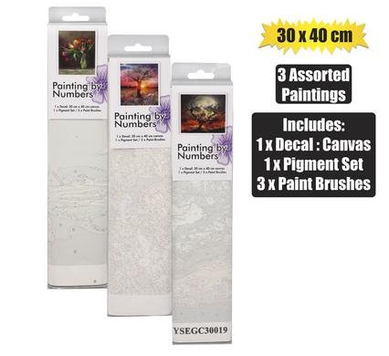 Paint By Numbers, 30 X 40cm