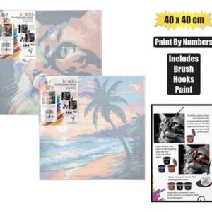 Canvas Paint-by-number, 40 X 40cm