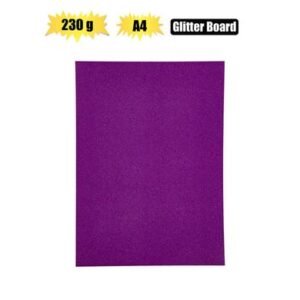 Glitter Board Purple A4