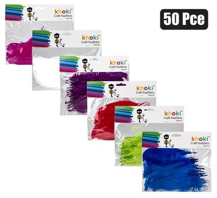 Craft Feathers, 50-piece
