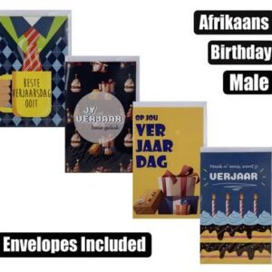 Male Birthday Card & Envelope