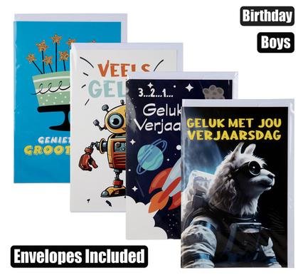 Boys Birthday Card & Envelope
