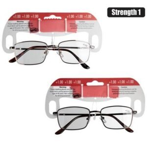 Reading Glass Metal + 1