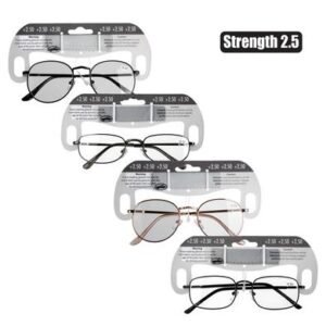 Reading Glass Metal + 2.5